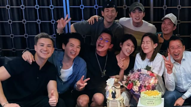 佘诗曼提前庆祝51岁生日　7男神一个不缺