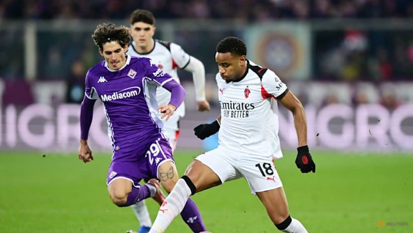 Milan salvage draw at Fiorentina with late Nkunku goal