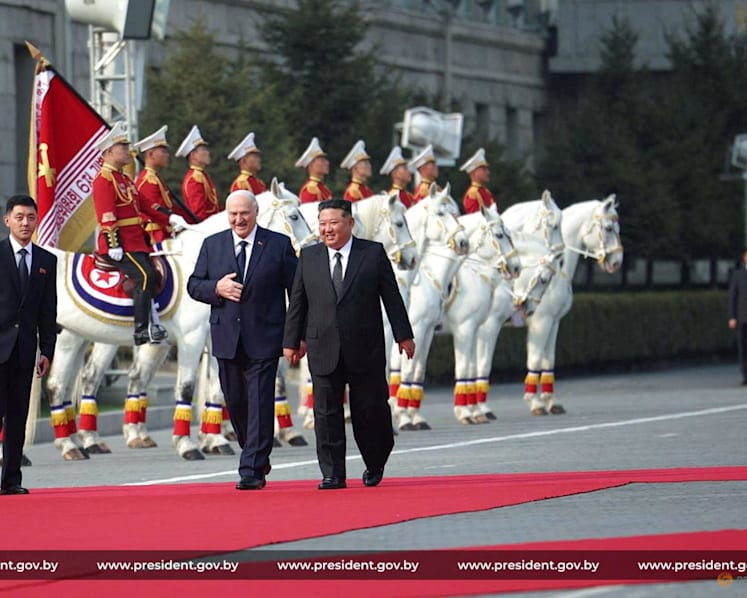 Belarus leader Lukashenko visits North Korea for first time