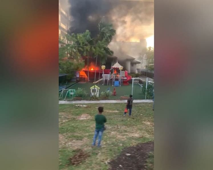 Fire breaks out at Maple Bear pre-school in Pasir Panjang