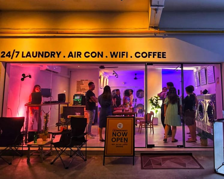 Looking for alternate income stream, Singapore professionals put new spin on self-service laundromats
