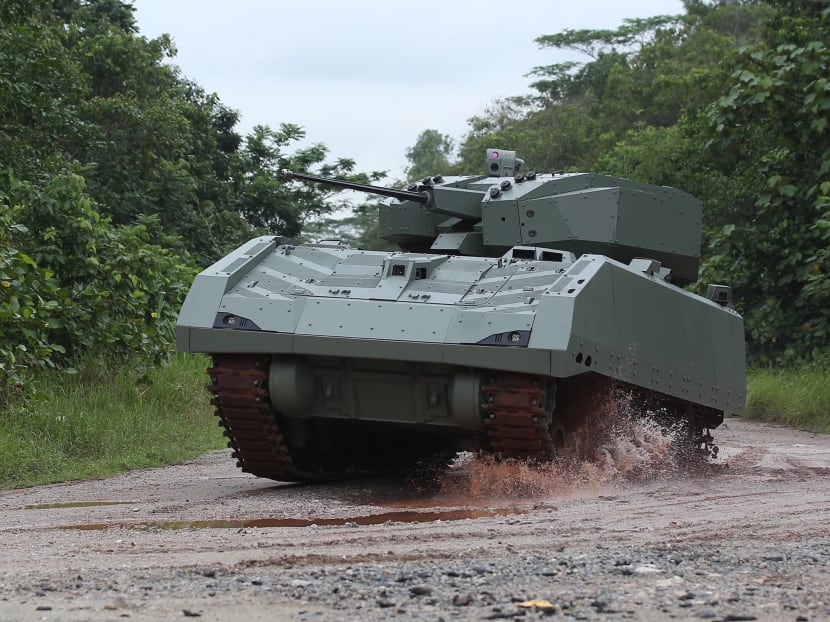 The public will get its first look at the new Hunter Armoured Fighting Vehicle at the National Day Parade this year. The new generation of AFV will gradually replace the Ultra M113 AFV, in service since the 1970s.