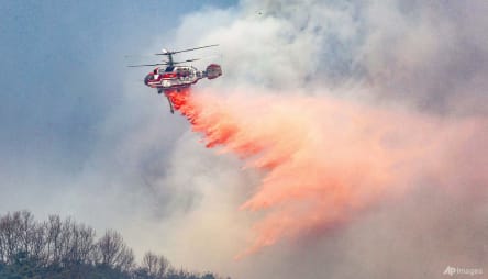South Korea firefighting helicopter crashes, killing pilot