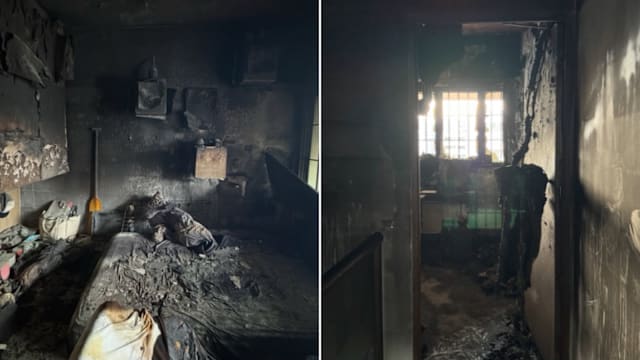 后港组屋火患致父母住院 男子发起众筹盼渡过难关