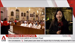 Crowds soak in Christmas cheer at Orchard Road; churchgoers gather at Cathedral of Good Shepherd