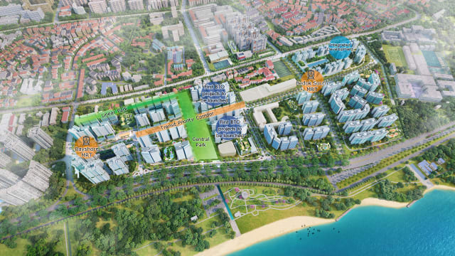 建屋局公布碧湾发展总蓝图 明年推二预购组屋项目