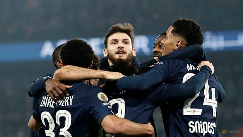Dembele double lays platform for PSG's 5-0 rout of Marseille