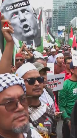 Hundreds in Kuala Lumpur protest Trump’s attendance at ASEAN Summit