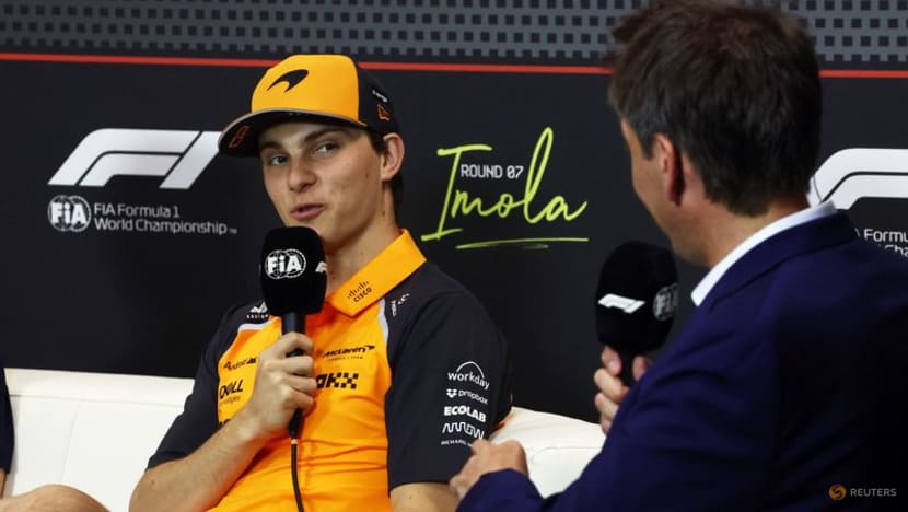Piastri leads McLaren one-two in first Imola practice Piastri leads McLaren one-two in first Imola practice