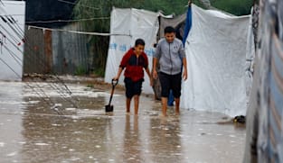UN agency warns displaced Gazans face floods, as emergency supplies blocked