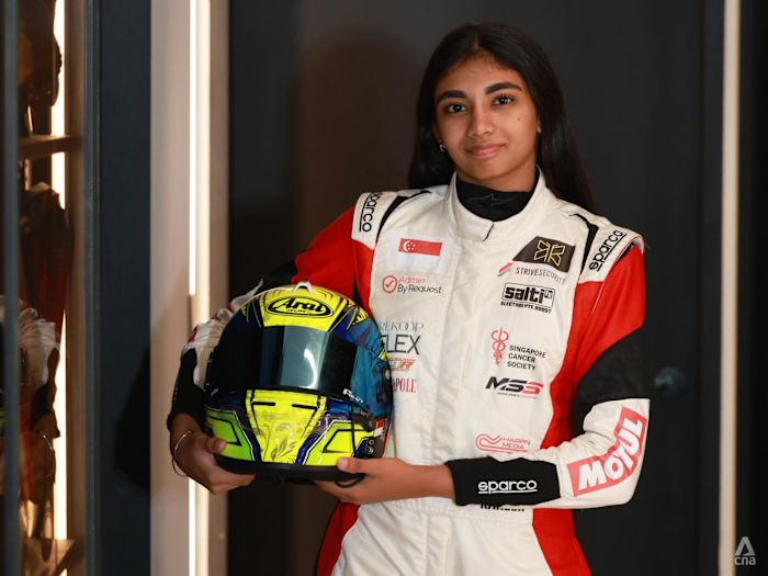 She juggles homework and fast cars. This 15-year-old is Singapore's first female Formula 4 driver