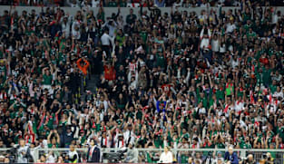 Fans flock to Azteca reopening, brushing off tensions ahead of World Cup