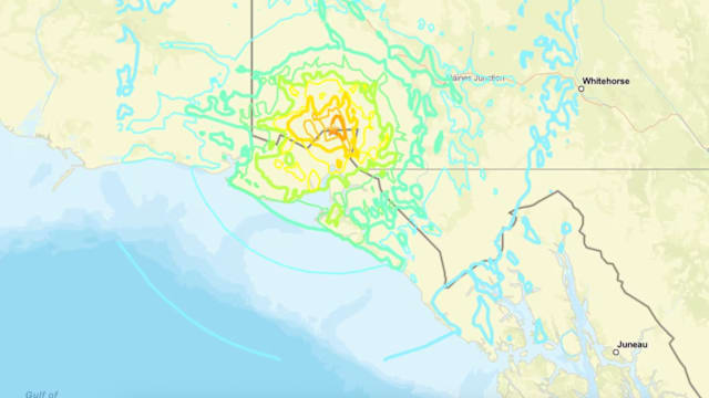 美国阿拉斯加发生七级强震