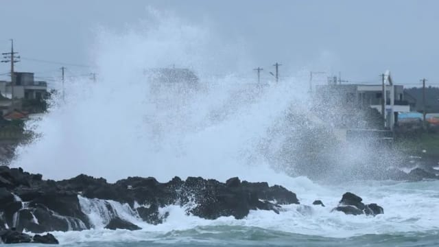 台风卡努今早登陆韩南海岸 午夜逼近首都圈