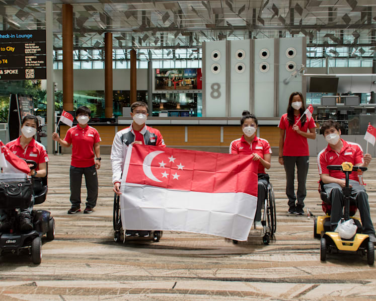 First batch of Team Singapore Paralympians departs for Tokyo