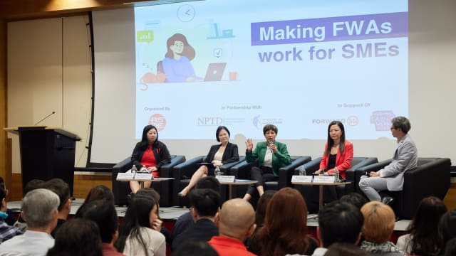 英兰妮：政府将给予雇主支持和资源 实行灵活工作制