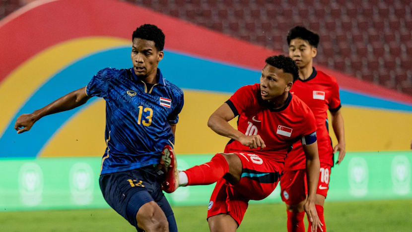 Singapore footballers out of SEA Games after 0-3 loss to Thailand