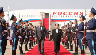 North Korea tests-fires new weapons and welcomes Russian security chief