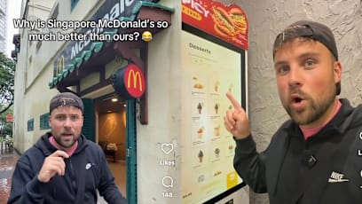 British Tourist Surprised By How Much Cheaper McDonald’s Is In S'pore Compared To UK
