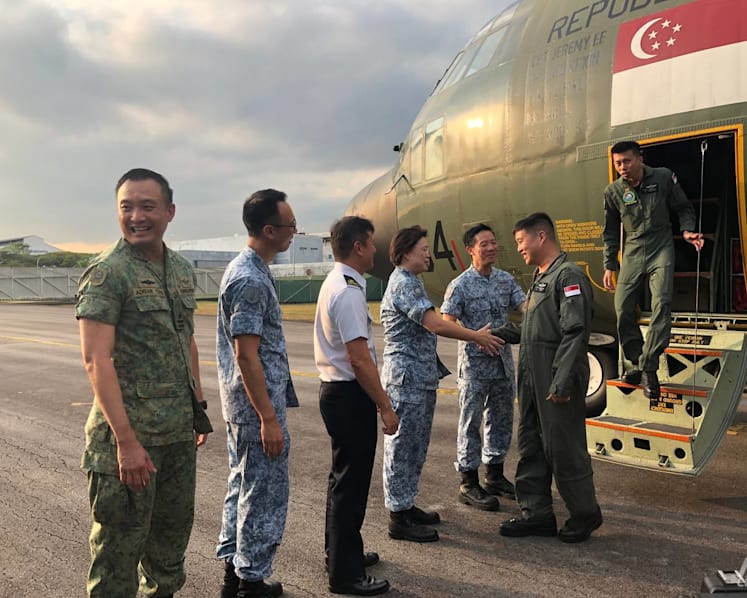 SAF team returns from Gaza airdrop mission after delivering supplies equivalent to over 59,000 meals