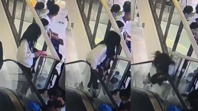 中国商场疑玻璃护栏脱落 14岁女孩坠落身亡