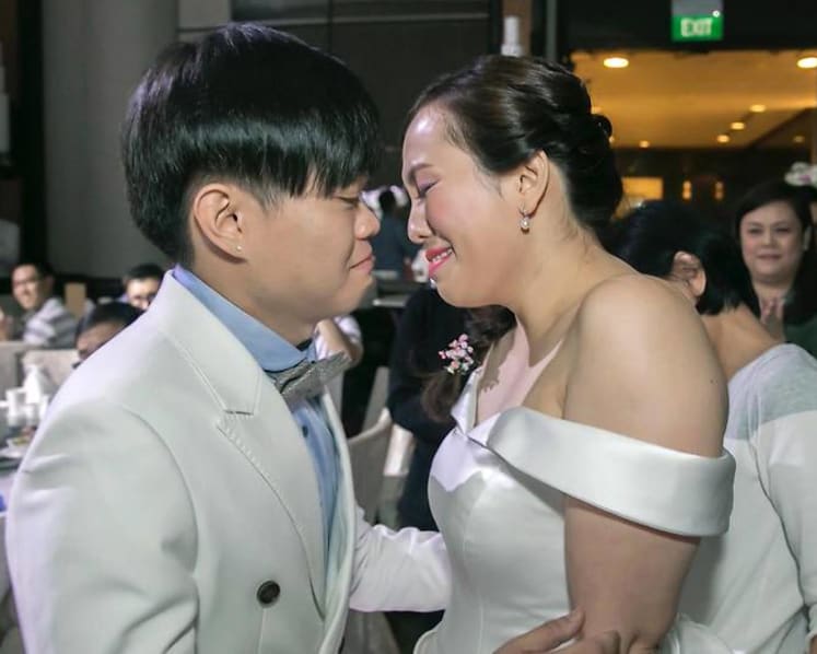 Left half-paralysed in a holiday crash, she walks at her wedding three years on