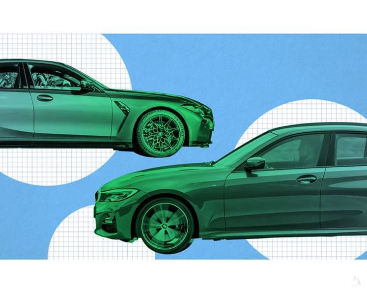 BMW’s M3 is twice as powerful and pricey as the 318i, but is it twice as nice?