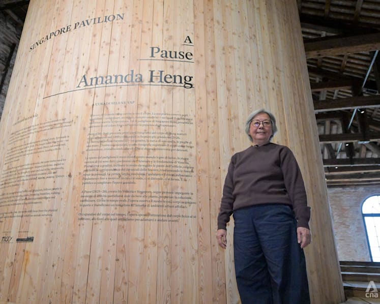 Singaporean performance artist Amanda Heng presents 'A Pause' at 61st Venice Biennale
