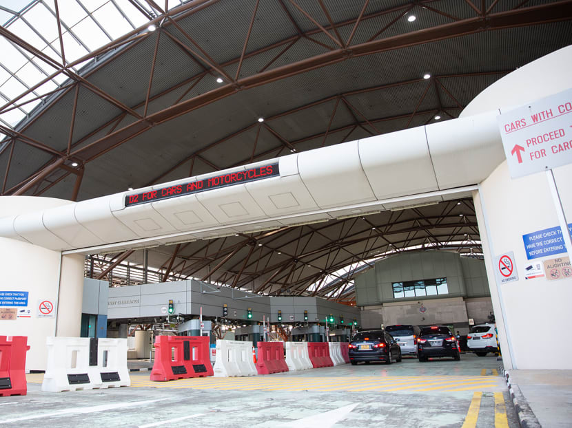 A view of Tuas Checkpoint. 