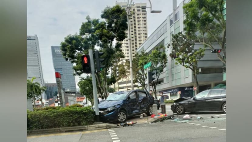 Five people injured after accident involving 2 cars near Parliament House Five people injured after accident involving 2 cars near Parliament House