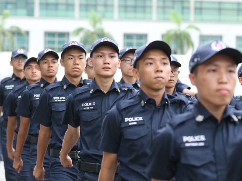 Singapore police officers retire at the relatively young age of 55.