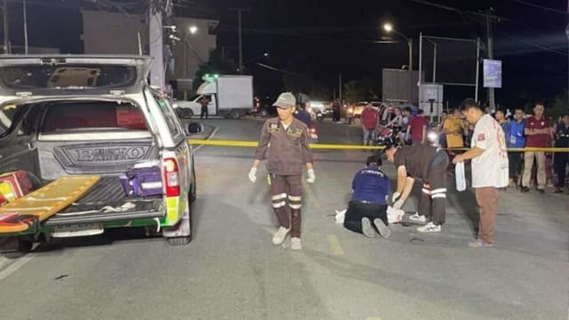从摩托车上跌落 女幼童泰国遭货车碾压身亡