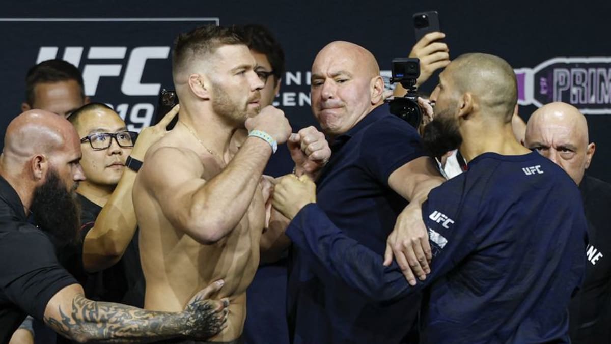 Relentless Chimaev beats du Plessis to win UFC middleweight title