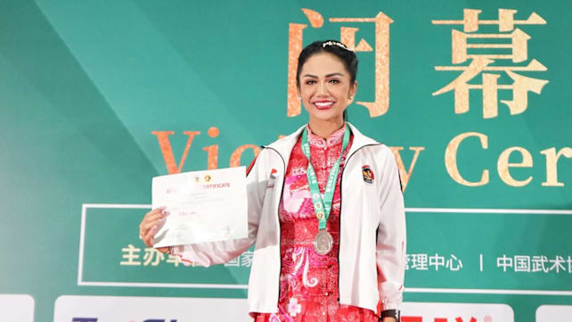Krisdayanti raih pingat perak dalam Kejohanan Dunia Kungfu di China