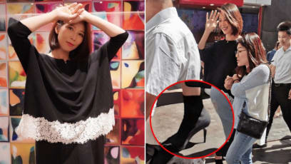Ada Choi Will Not Let Her Pregnancy Stop Her From Wearing High Heels