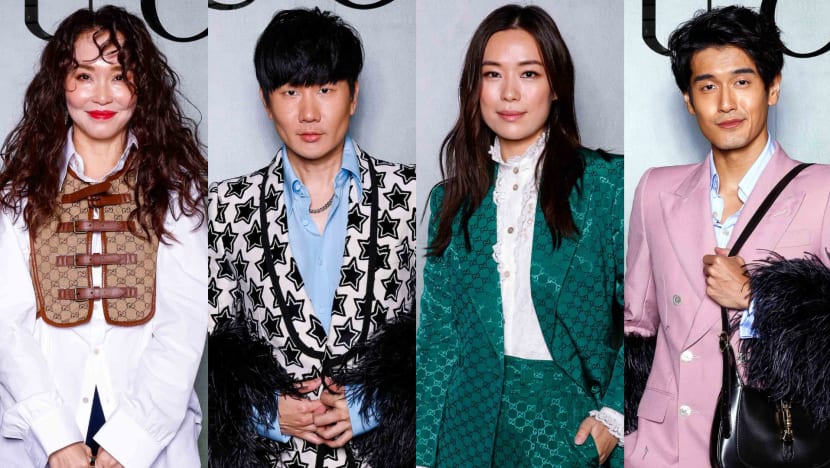 Fann Wong, JJ Lin, Rebecca Lim, Nathan Hartono & More Graced The Gucci Flagship Reopening At MBS In Very Eye-Catching Outfits Fann Wong, JJ Lin, Rebecca Lim, Nathan Hartono & More Graced The Gucci Flagship Reopening At MBS In Very Eye-Catching Outfits