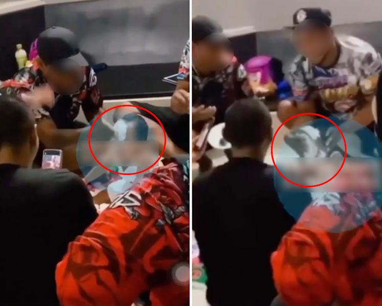 #trending: Netizens accuse party-goers of abusing crying toddler by smearing birthday cake on her face