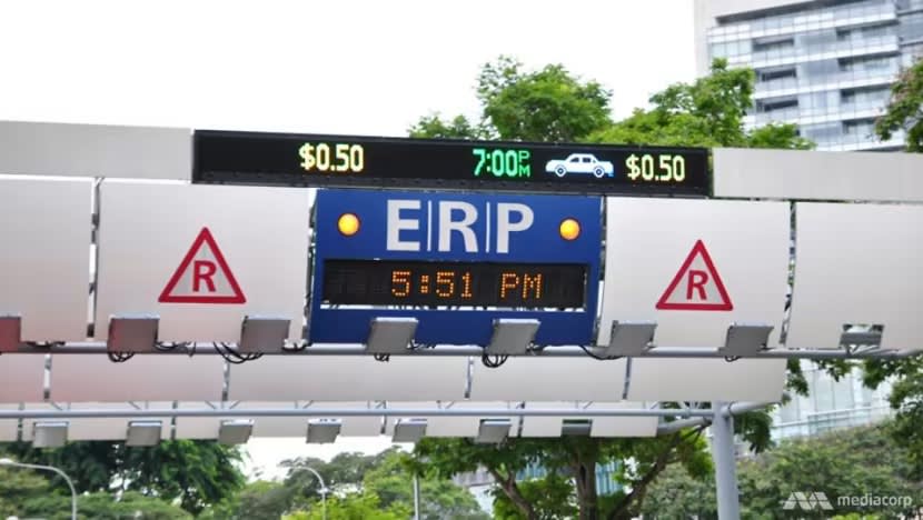 Kadar ERP naik S$1 di 7 lokasi ekspreswe mulai 3 Apr
