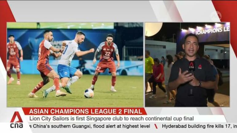Lion City Sailors lose 2-1 to UAE's Sharjah in nail-biting AFC Champions League Two final