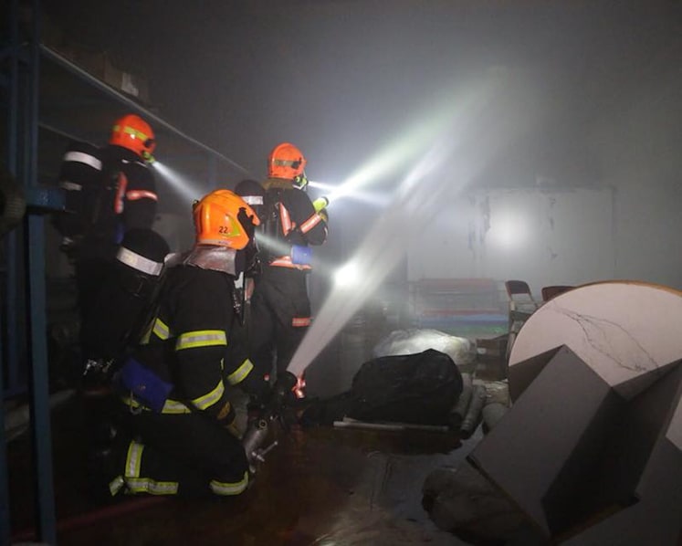 Workers evacuated after fire breaks out at Ubi warehouse
