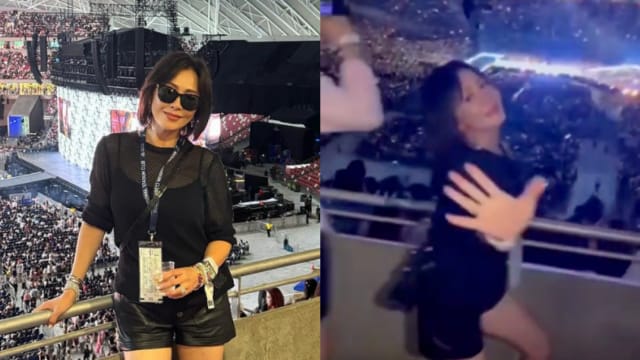 Shake It Off! 刘嘉玲演唱会观众席上忘我跳舞