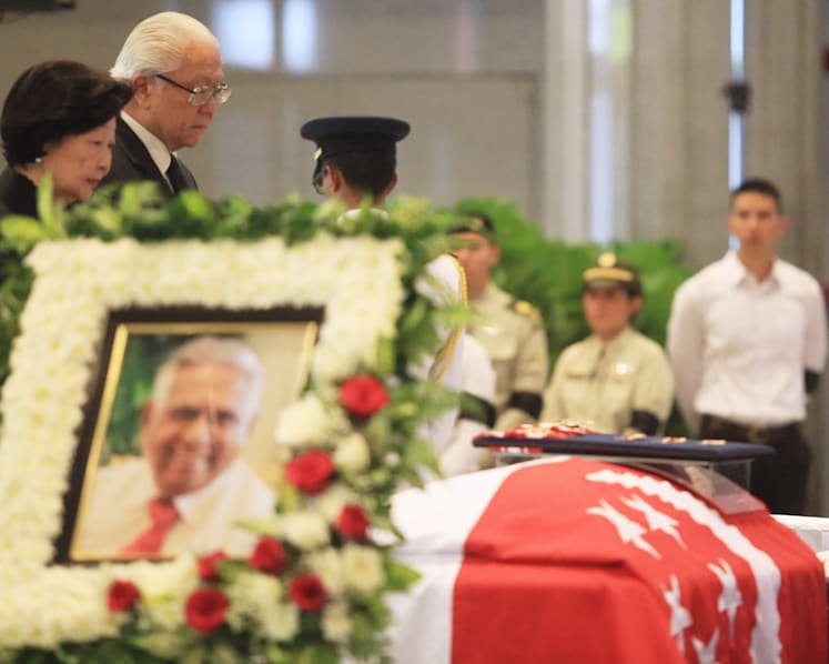 Young and old bid goodbye to S R Nathan