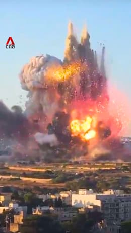 Massive explosion rips through Malta fireworks factory