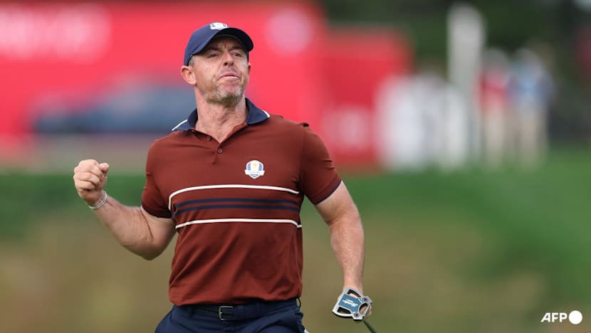 McIlroy fires back at hecklers in intense Ryder Cup atmosphere