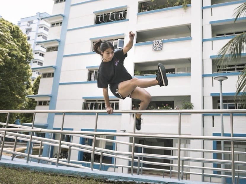 She teaches parkour to empower women and kids – and change the public’s perceptions about the sport