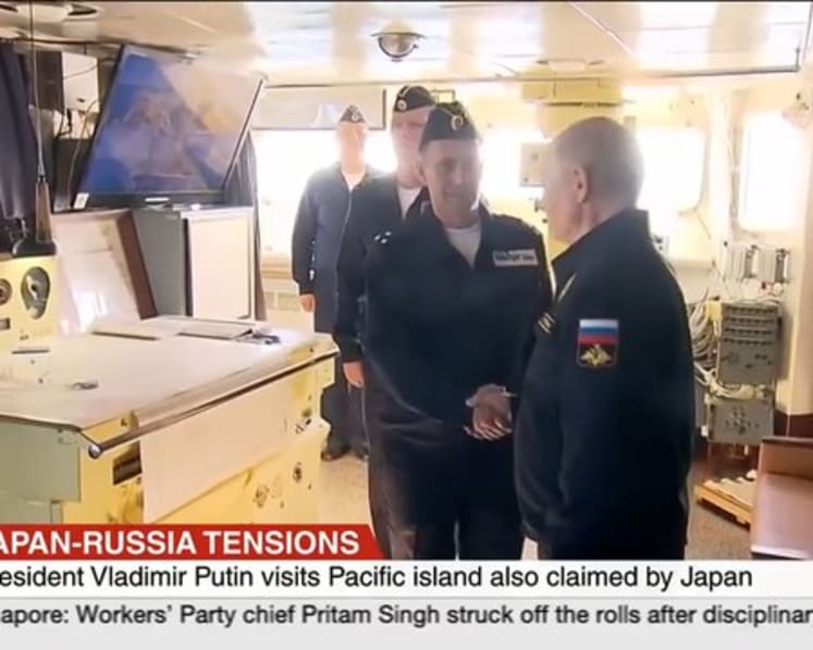 Japan summons Russian ambassador after Putin visits disputed islands for first time
