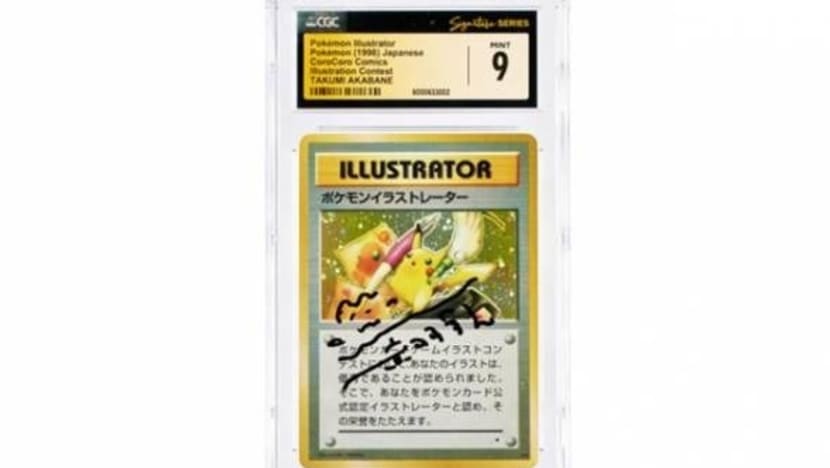 Kad Pokemon dijual pada harga AS$360,000 di New York Kad Pokemon dijual pada harga AS$360,000 di New York