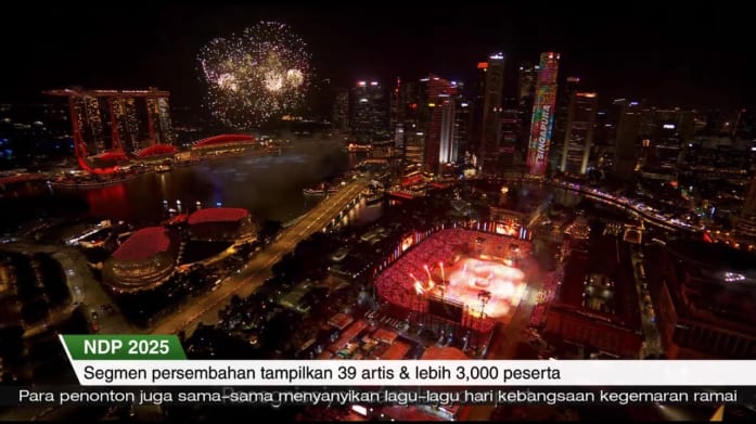 Liputan Wartawan | NDP 2025 - Sekitar 27,000 penonton semarakkan sambutan ulang tahun SG60 di Padang