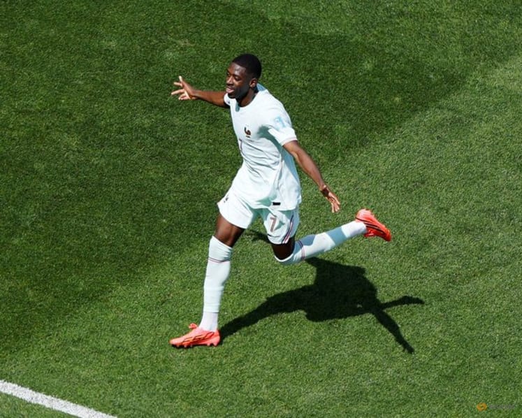 France's Dembele steals the show with 25-minute hat-trick against Norway