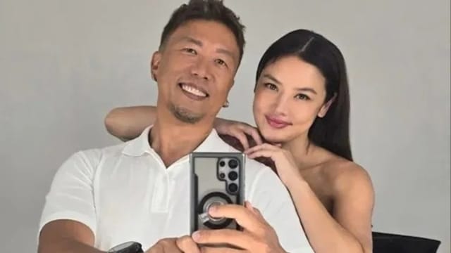 乐基儿搭肩型男合照，两人究竟是什么关系？